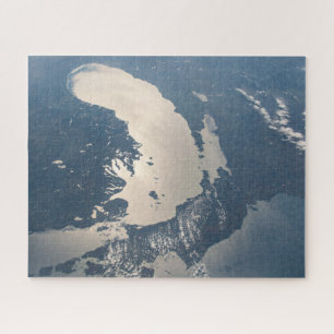 Quebra-cabeça Sunglint Beams Do Lago Michigan