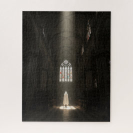 Quebra-cabeça Sunlit Estando na antiga Catedral Misteriosa