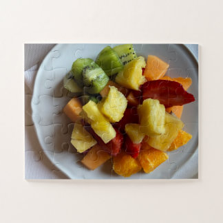 Quebra-cabeça Sunlit Fruit Plate | Sicily Breakfast Vibes Puzzle