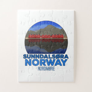 Quebra-cabeça Sunndalsøra Nordmøre Noruega
