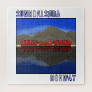 Quebra-cabeça Sunndalsora Noruega Escandinava