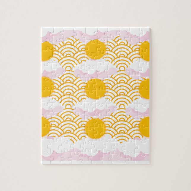 Quebra-cabeça Sunny Cloudy Sky (Vertical)