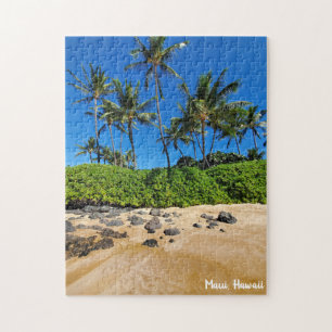 Quebra-cabeça Sunny Maui Beach e Palm Trees