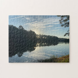 Quebra-cabeça Sunrise sobre o Lago Georgia
