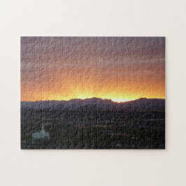 Quebra-cabeça Sunrise sobre Ruas. George Utah Landscape