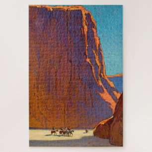 Quebra-cabeça "Sunset Canyon de Chelly", por Edgar Payne