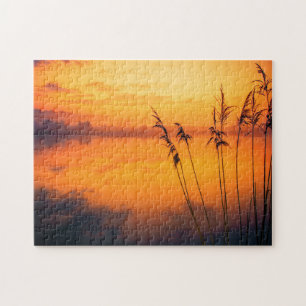 Quebra-cabeça Sunset das sementes de rio