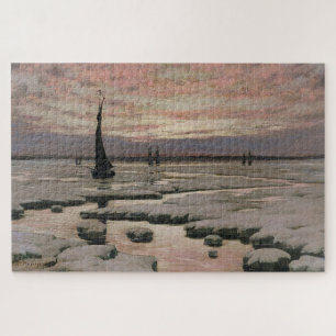 Quebra-cabeça Sunset de inverno