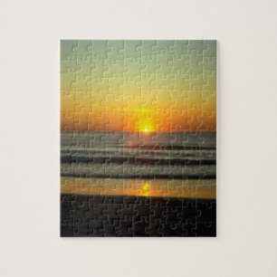 Quebra-cabeça Sunset de praia