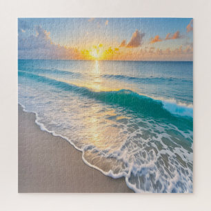Quebra-cabeça Sunset de praia