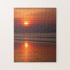 Quebra-cabeça Sunset de praia em blaszinho - 11x14 - 252 pcs