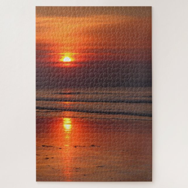 Quebra-cabeça Sunset de praia em blaszinho - 20x30 - 1014 pcs (Vertical)