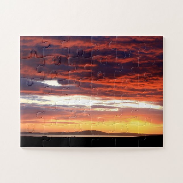 Quebra-cabeça Sunset em Islay, Escócia (Horizontal)