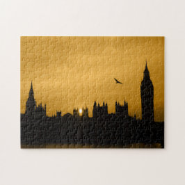 Quebra-cabeça Sunset - Londres - Big Ben - 11x14 - 252 pcs.