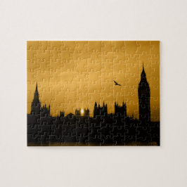 Quebra-cabeça Sunset - Londres - Big Ben - 8x10 - 110 pcs.