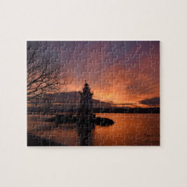 Quebra-cabeça Sunset na Poster de Tarrytown