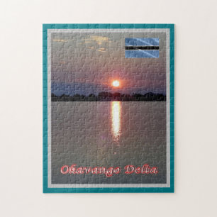Quebra-cabeça SUNSET Okavango Delta -