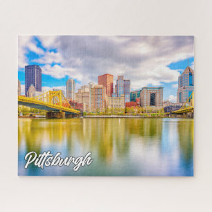 Quebra-cabeça Sunset Over Pittsburgh, Pensilvânia