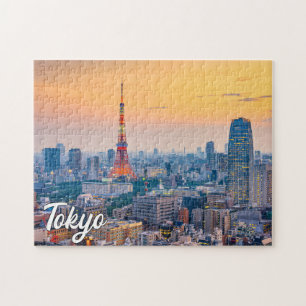 Quebra-cabeça Sunset Over Tokyo, Japão