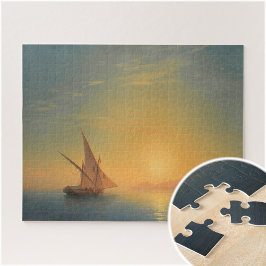 Quebra-cabeça Sunset Sobre Ischia, Aivazovsky