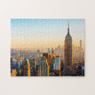 Quebra-cabeça Sunset Sobre Nova York