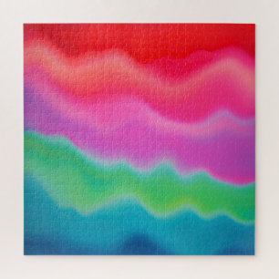Quebra-cabeça "Sunset Sorbet" Arte Abstrato Colorida