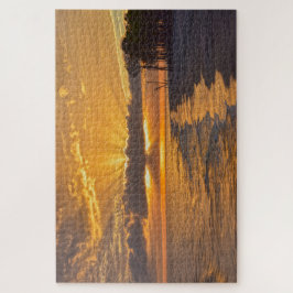 Quebra-cabeça Sunset Sunbeams na Ilha Dauphin, Alabama