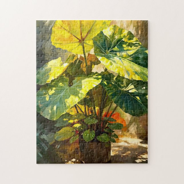 Quebra-cabeça Sunshine Alocasia (Vertical)