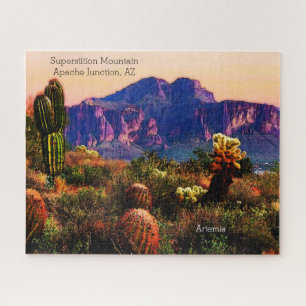 Quebra-cabeça Superstição Arizona de montanha Cenário do Dese