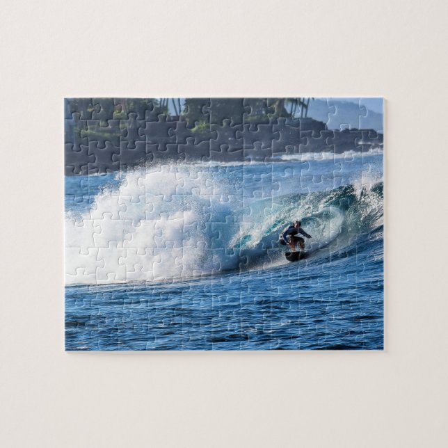 Quebra-cabeça Surf - Havaí - Ilha Grande - 8x10 - 110 pcs. (Horizontal)