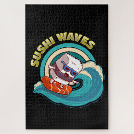 Quebra-cabeça Surfe em Kawaii Sushi