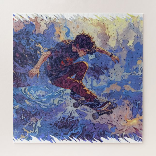 Quebra-cabeça Surfe em skate - Skateboarder (Horizontal)