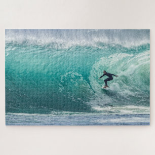 Quebra-cabeça Surfista de Ondas Grandes