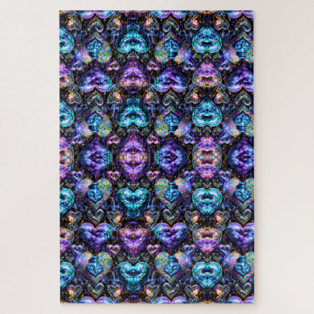 Quebra-cabeça Surreal Bendy Abstrato Hearbles Baubles (Vertical)