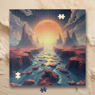 Quebra-cabeça Surreal Dream World Ethal Ai Art