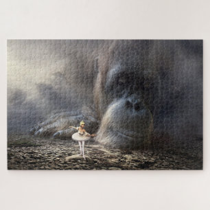 Quebra-cabeça Surreal Gorilla e Ballerina