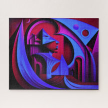 Surrealismo do Cubismo do Design Abstrato Moderno
