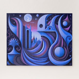 Quebra-cabeça Surrealismo do Cubismo do Design Abstrato Moderno