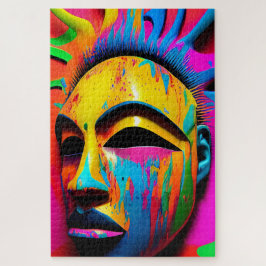 Quebra-cabeça Surrealista do rosto Ken Gage