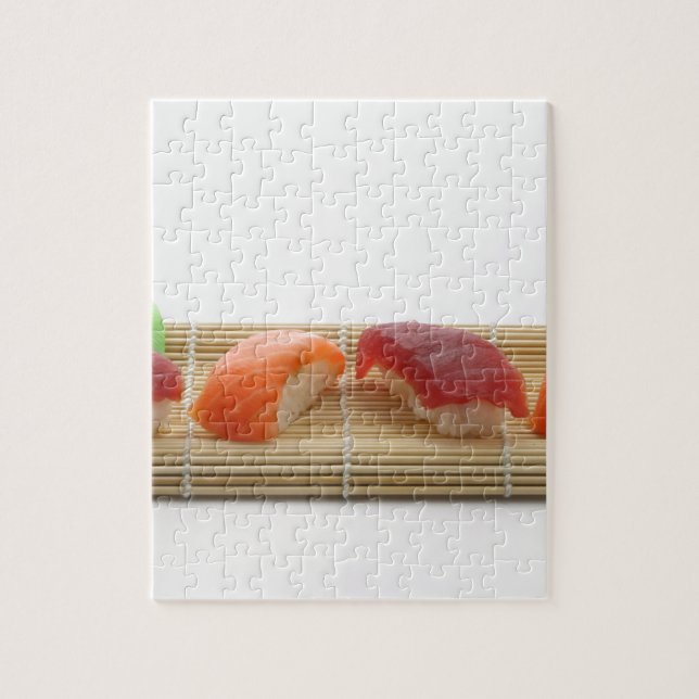 Quebra-cabeça Sushi Japonês Delicioso Comida Asiática Yummy (Vertical)