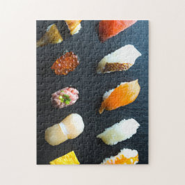 Quebra-cabeça Sushi Slate – A Modern Gourmet Layout