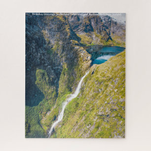 Quebra-cabeça Sutherland Falls Parque Nacional Fiordland