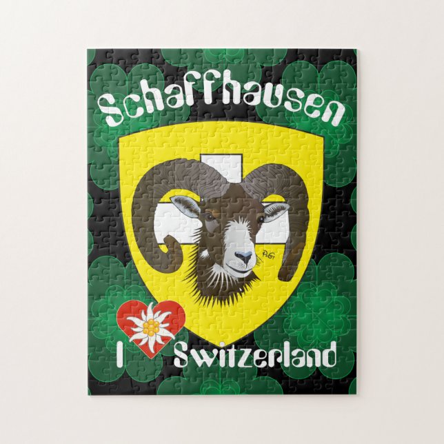 Quebra-cabeça Svizzera Schaffhausen Schweiz Suisse (Vertical)