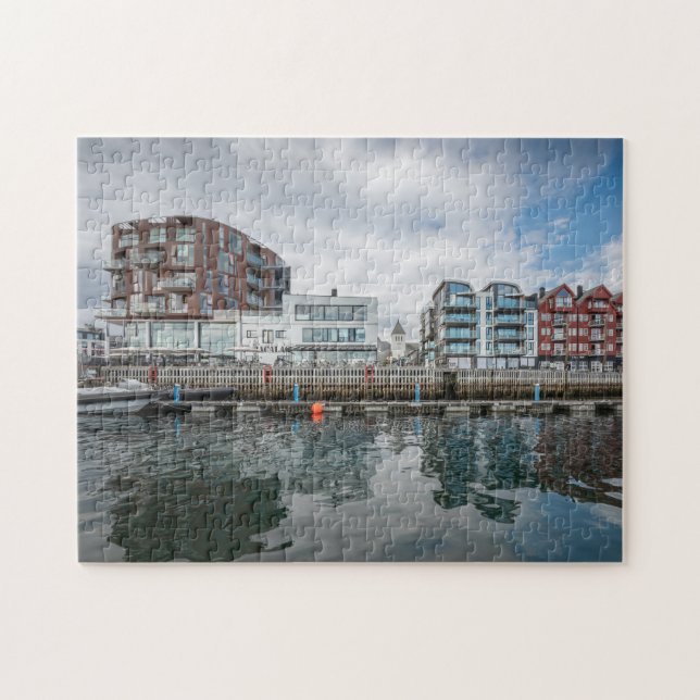 Quebra-cabeça Svolvaer Lofoten Noruega (Horizontal)