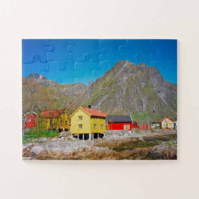 Quebra-cabeça Svolvaer, Noruega 30-pc (Horizontal)