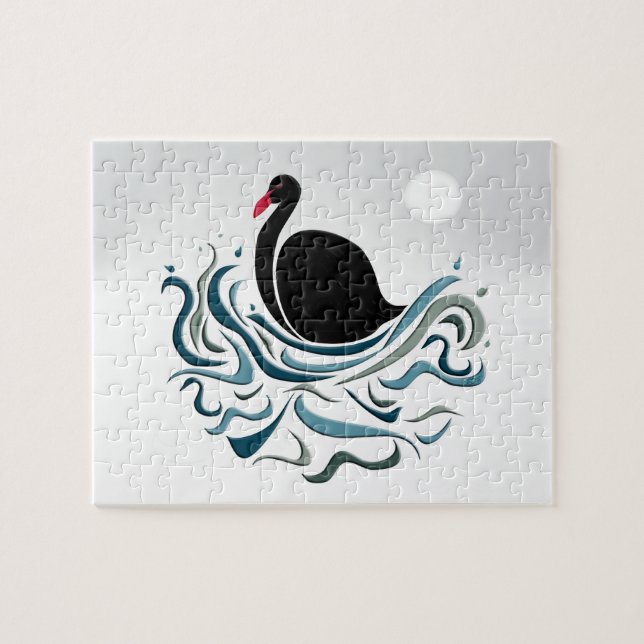 Quebra-cabeça Swan Negro (Horizontal)