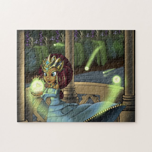 Quebra-cabeça Sweet African American Princess (Horizontal)
