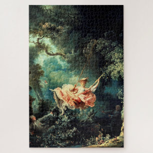 Quebra-cabeça Swing - Vintage French Rococo Art de Fragonard