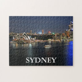 Quebra-cabeça Sydney Harbor em Cais Circulares