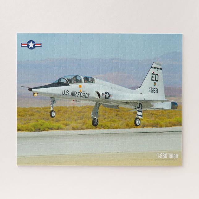 Quebra-cabeça T-38C TALON (16x20 polegadas) (Horizontal)